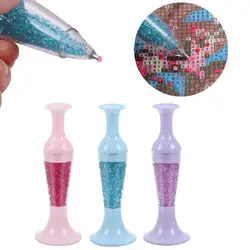 DIY Point Drill Tools Dotting Rhinestone Pen Vase Shape 5D Diamond Embroidery Point Drill Pen For Rhinestone Picture