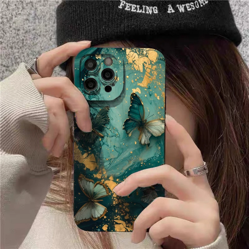 Minimalist Butterfly Design Phone Case For Samsung Galaxy A16 A26 A36 A56 A55 A54 A53 A35 5G S25 Ultra S24 FE S23 Plus S22 Cover - Image 5