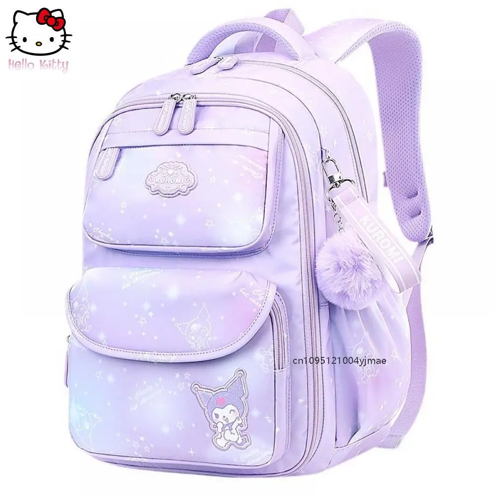 حقيبة ظهر جديدة للأطفال من Sanrios Anime Cinnamoroll حقيبة ظهر ذات سعة كبيرة حقيبة كتف ميلودي كورومي كارتونية للطلاب