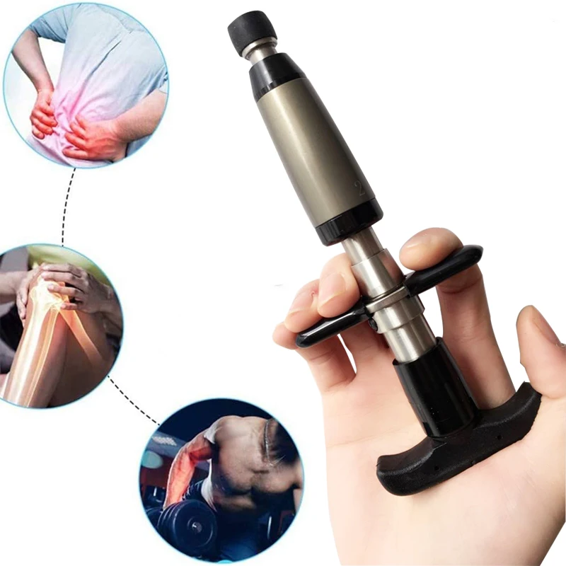 Chiropractic Gun Adjustable Intensity Therapy Correct The Spine Correctional Health Care Massager 300N Manual Massage Relax Tool