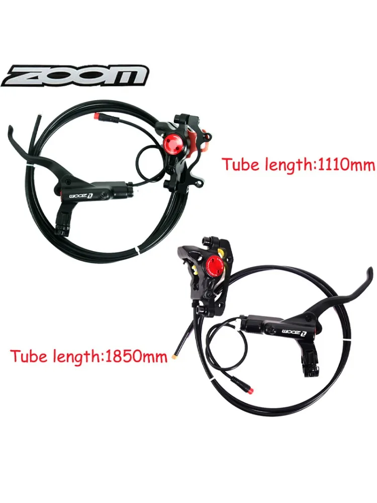 AliExpress NONE ZOOM E-BIKE Hydraulic Disc Brake 2-Pistons Oil Hydraulic Disc Brake Scooter Folding Bike Front/Rear 1110/1850mm Power Off