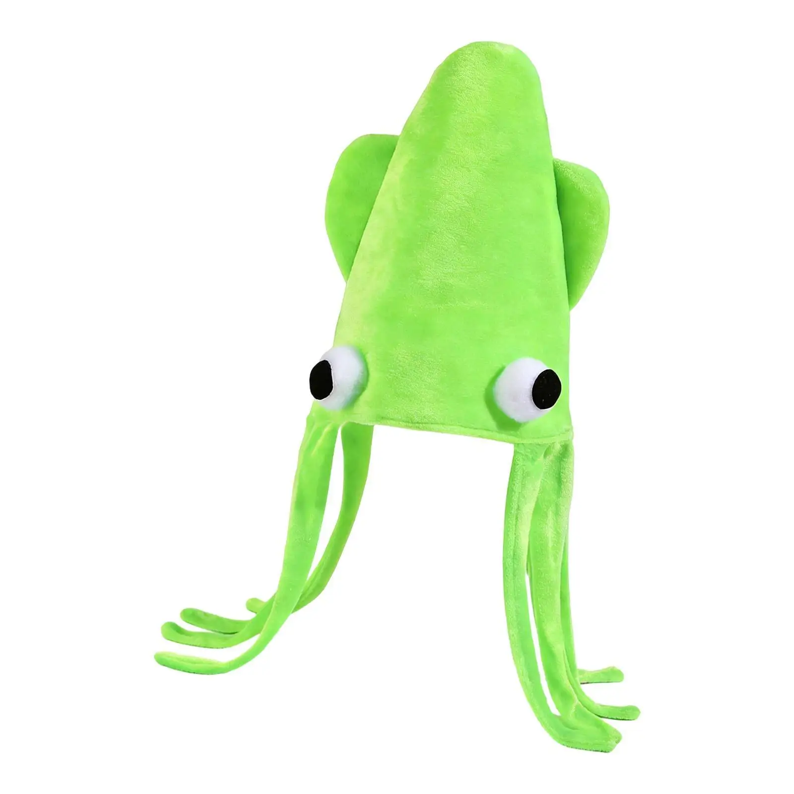 Squid Hat Funny Soft Novelty Sea Animal Headwear Octopus Party Cap Costume Cosplay Accessory for Christmas Photography Festival