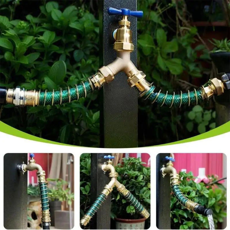 E8BD Lightweight Flexible PVC Hose Extension With Anti Kink Design For Convenient Gardens Yard Irrigation And Home Cleaning
