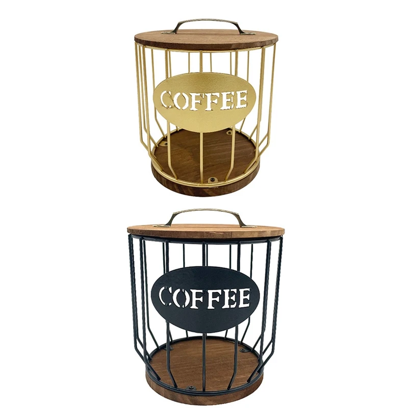 

Hollowed Coffee Capsule Storage Basket Fruit Coffee Pod Organizer Holder For Home Cafe Hotel Promotion