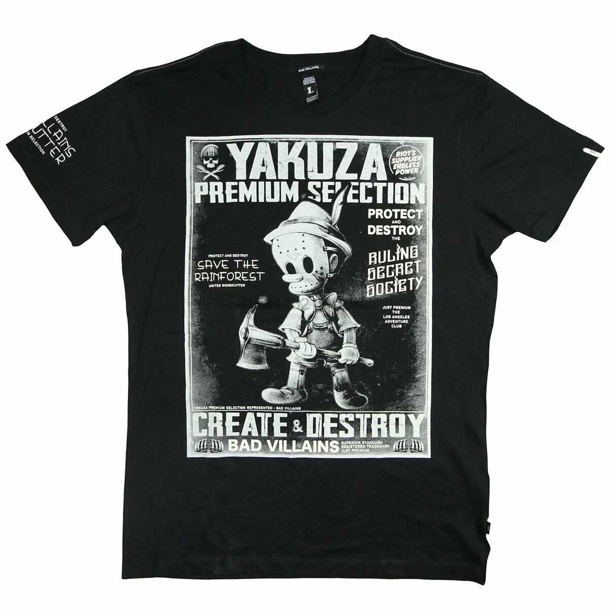 Yakuza Premium T-Shirt 2801 Black- show original title