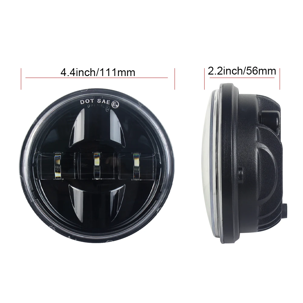 LED Fog Lights Passing Auxiliary Light for Electra Street Glide Heritage Softail Classic Road King