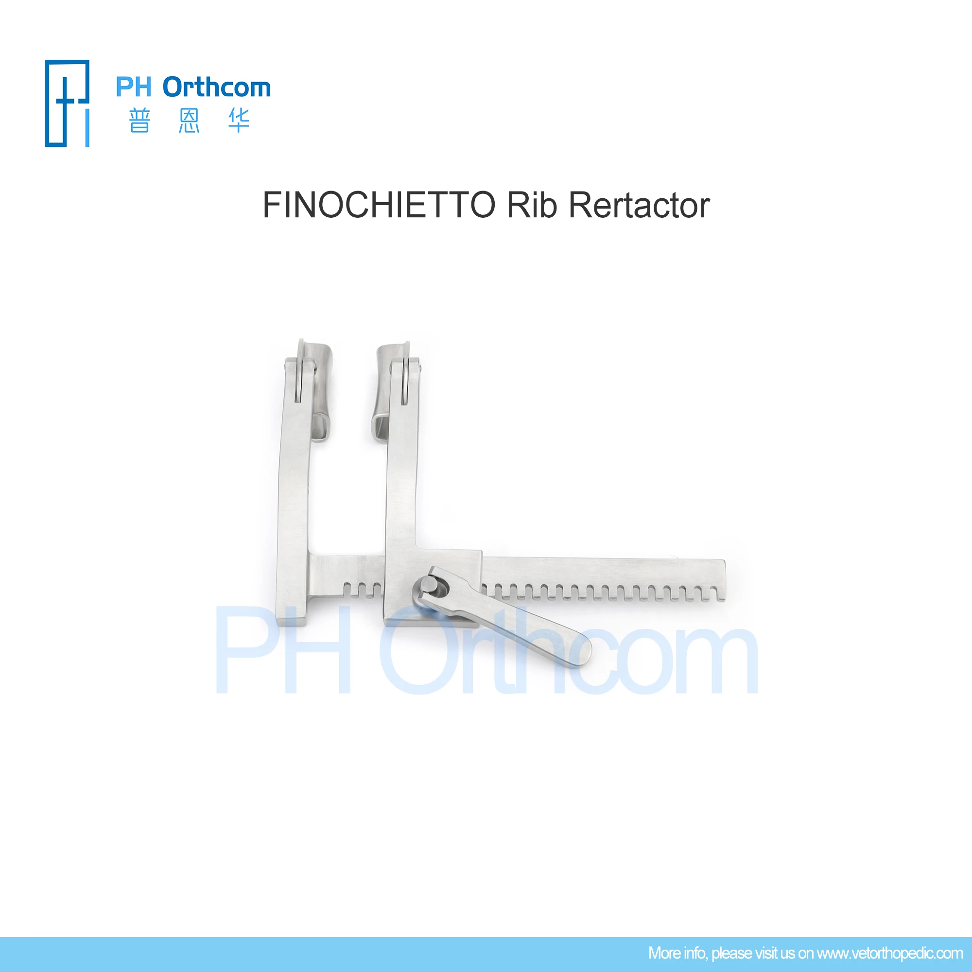 Imagem -03 - Finochietto-rib Retractor Equipamento Veterinário Pet Instrumentos Cirurgia Ortopédica Suprimentos Médicos