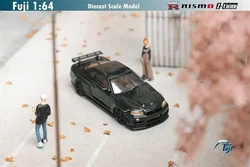 Fuji 1:64 Skyline GT-R R34 Nismo Z-Tune limited999 Diecast Model Car