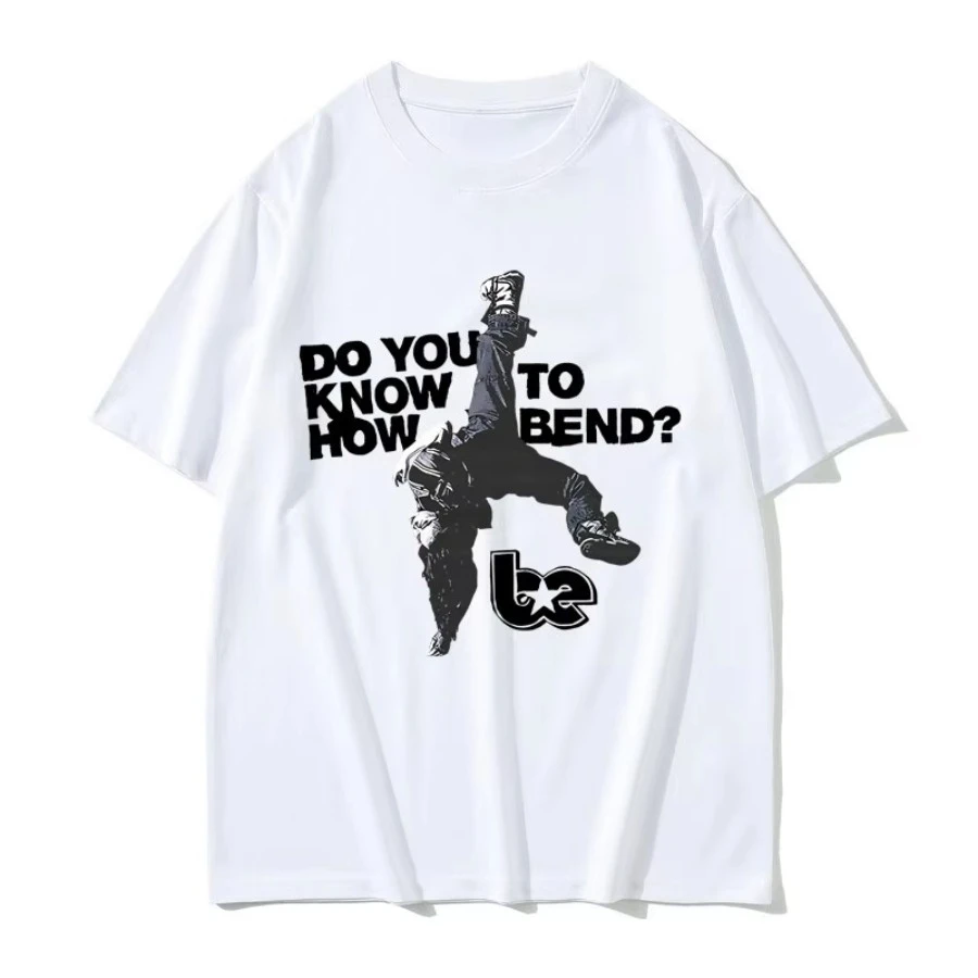 Hit Me Hard and Soft Do You Know To How Bend Same Style Print T-shirts Men Women Fashion Pop Music T Shirts Oversized T-shirt