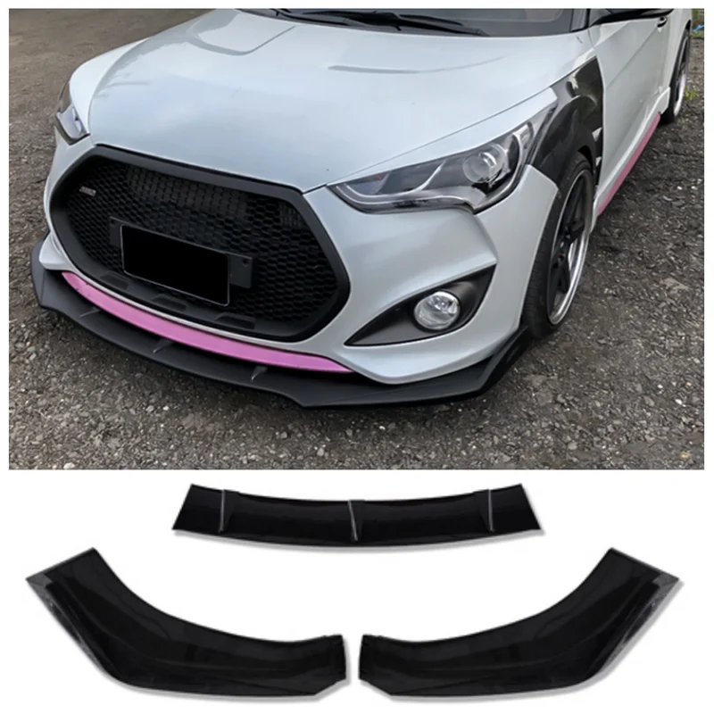 

Высококачественный бампер для Hyundai Veloster 2014-2021 из АБС-пластика, передний разветвитель для губ, диффузор, спойлер, боковая юбка, защитная крышк...