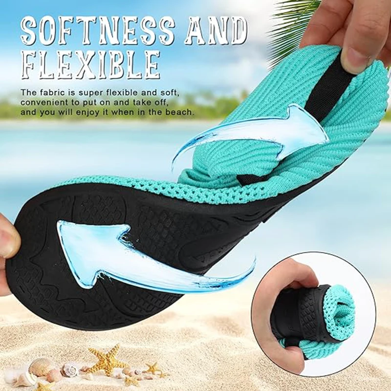 Mens Water Shoes Barefoot Quick-Dry Aqua Socks for Beach Swim Surf Water Sport