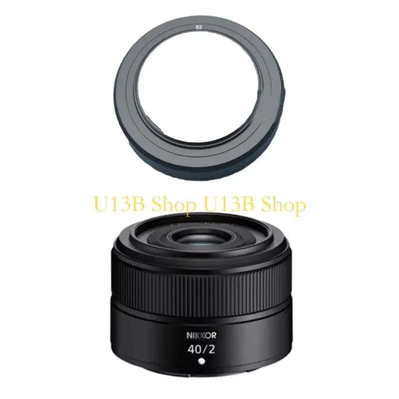 U13B HF-52 52mm المسمار في عدسة معدنية ترشيح 52 مم للاصطدام ل 28mm f/2.8