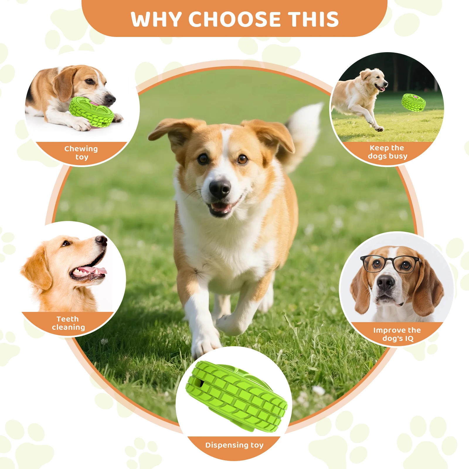 Tough Tire Chew Toy for Dogs,I - đánh giá và giá Rubber Treat Dispensing Dog Toy