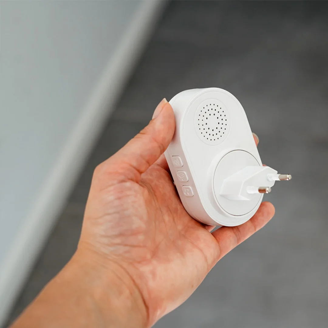 

Умный Wi-Fi дверной звонок-концентратор сигнализации | Диапазон 80 м, расширяемый 100 датчиков, батарея 5 ярдов, управление через приложение Tuya, беспроводная система без подключения