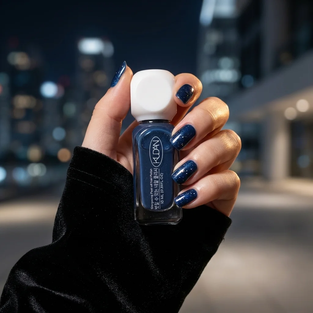 

10ml Stargazing Easy To Uninstall Nail Polish Elegant Blue Water Based Non Toxic No Need of Lamp Quick Drying