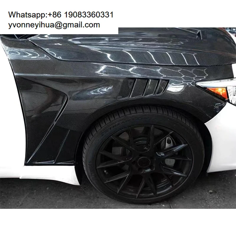 

Карбоновые боковые крылья для Infiniti Q50 2014+ V2 с вентиляционными отверстиями