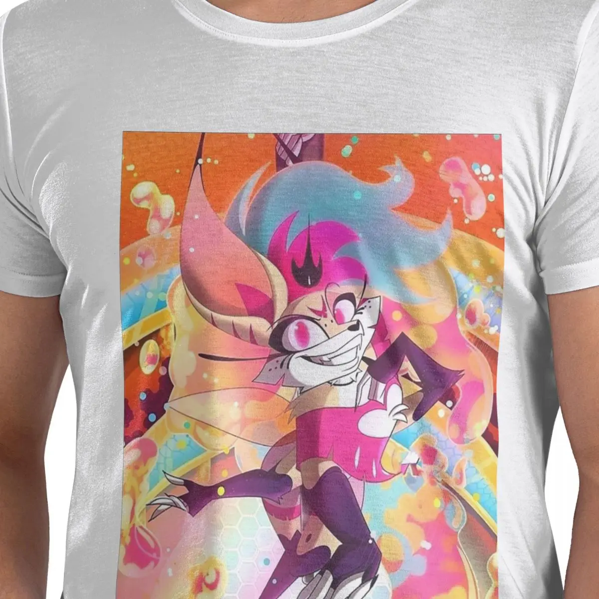 

Helluva Boss Beelzebub 100% Cotton T-Shirt Men's Fashion T Shirts Men O-Neck Short Sleeve S-6XL