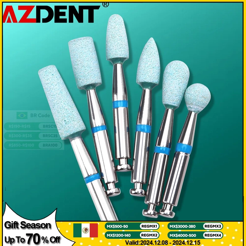 Azdent Dental Ceramic Diamond Grinder Polish RA 2.35mm Coarse Rapid Grinding  Polishing