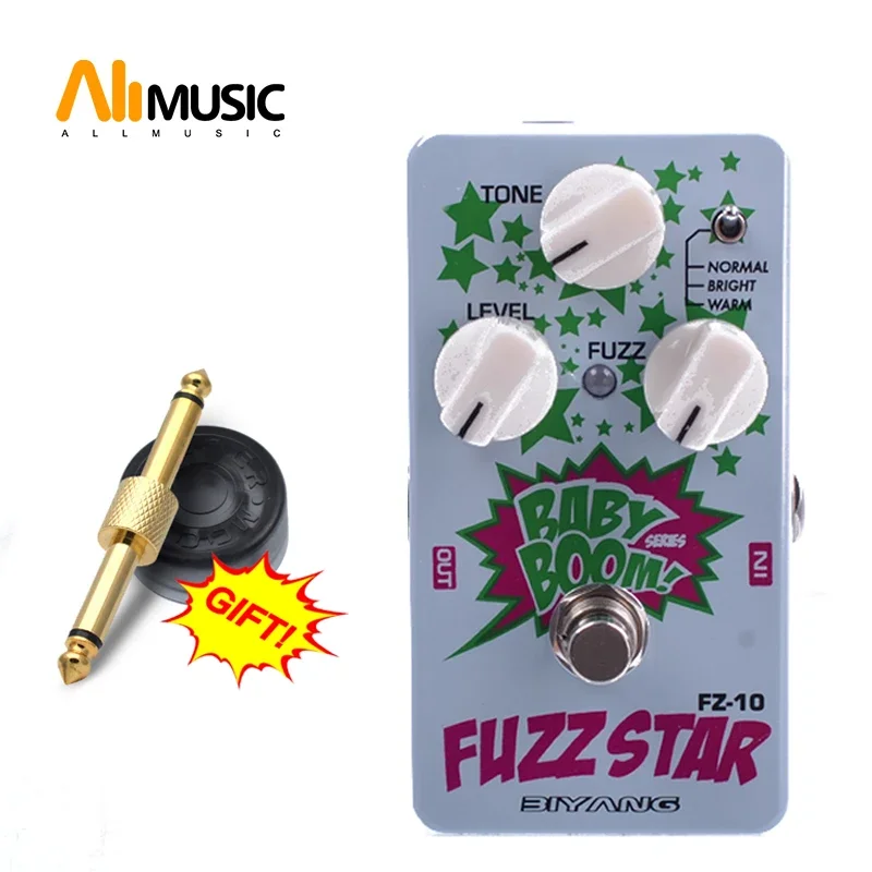 BIYANG FZ-10 BABY BOOM Series 3 Modes Fuzz Guitar Effect Pedal True Bypass Full Metal Shell With FUZZ control knobs