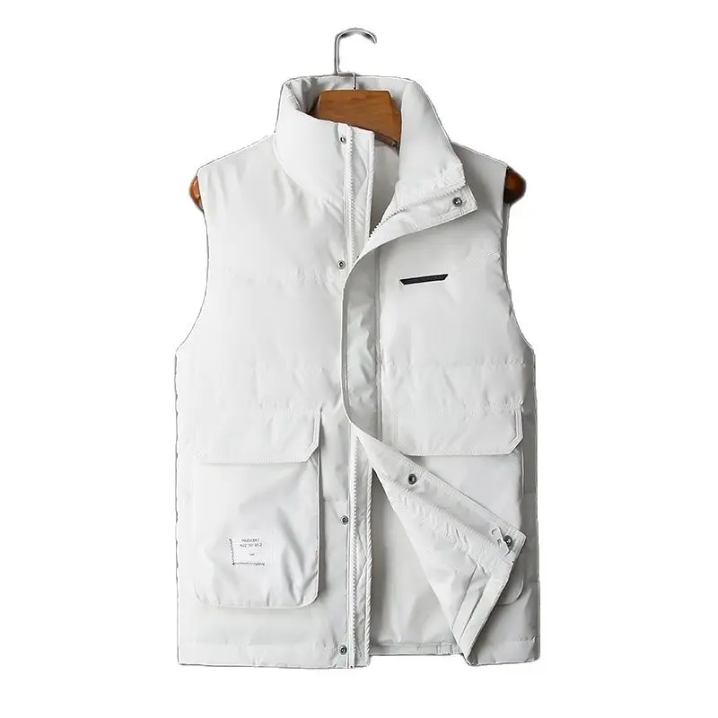 

BATMO 2022 new arrival winter high quality 85% white duck down jackets men,thicked warm vest A2826