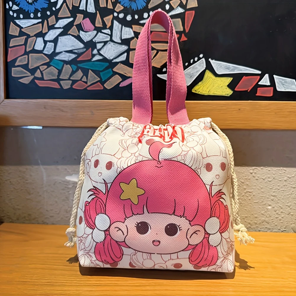 

Bucket bag, large capacity drawstring bag, office worker's miscellaneous small carry bag, rice box bag