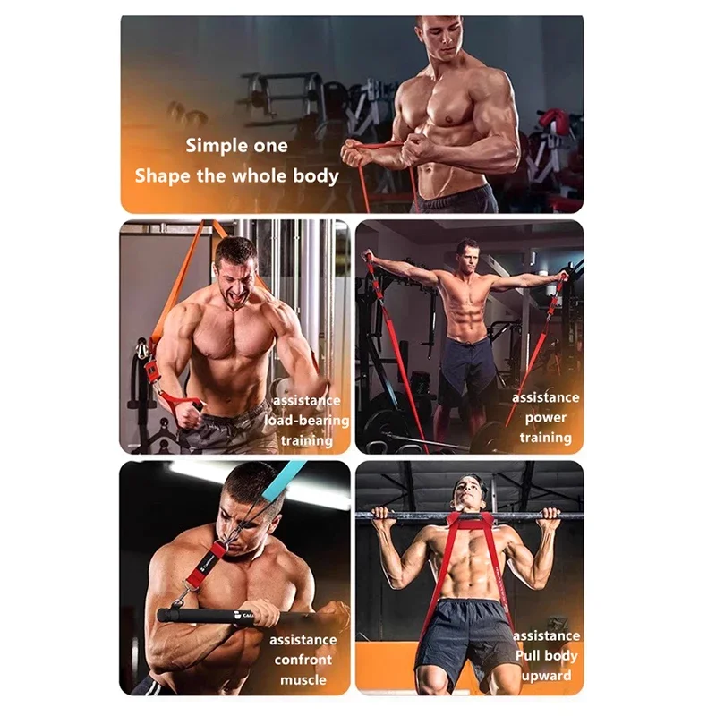 

Эластичный ремень для фитнеса, ремень для фитнеса, силовая тренировка, тянущая веревка, вспомогательный ремень для подтягивания, растягивающаяся веревка, оборудование для фитнеса