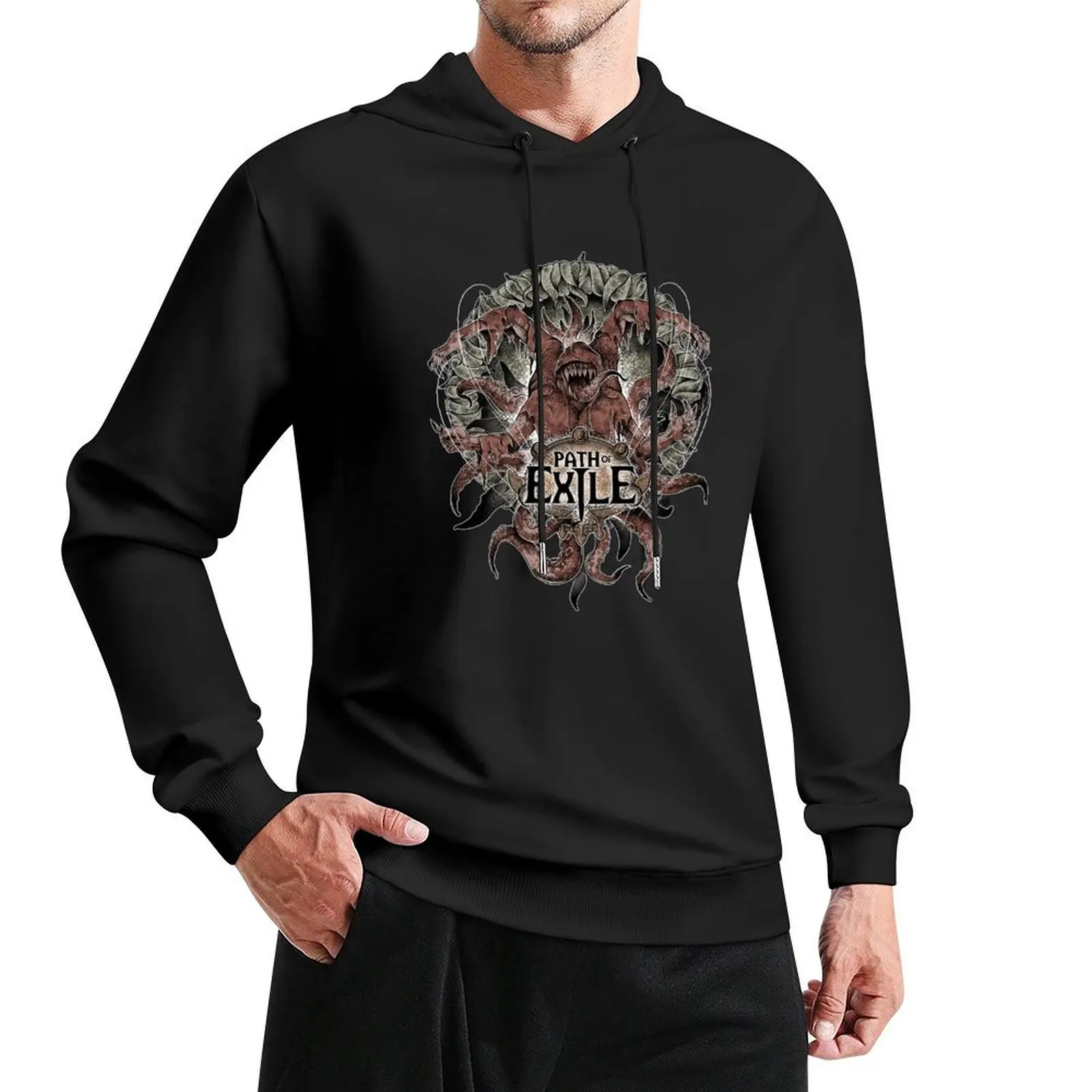 

Elder Path Of Exile Pullover Hoodie autumn clothes japanese style men's clothing pullover hoodies