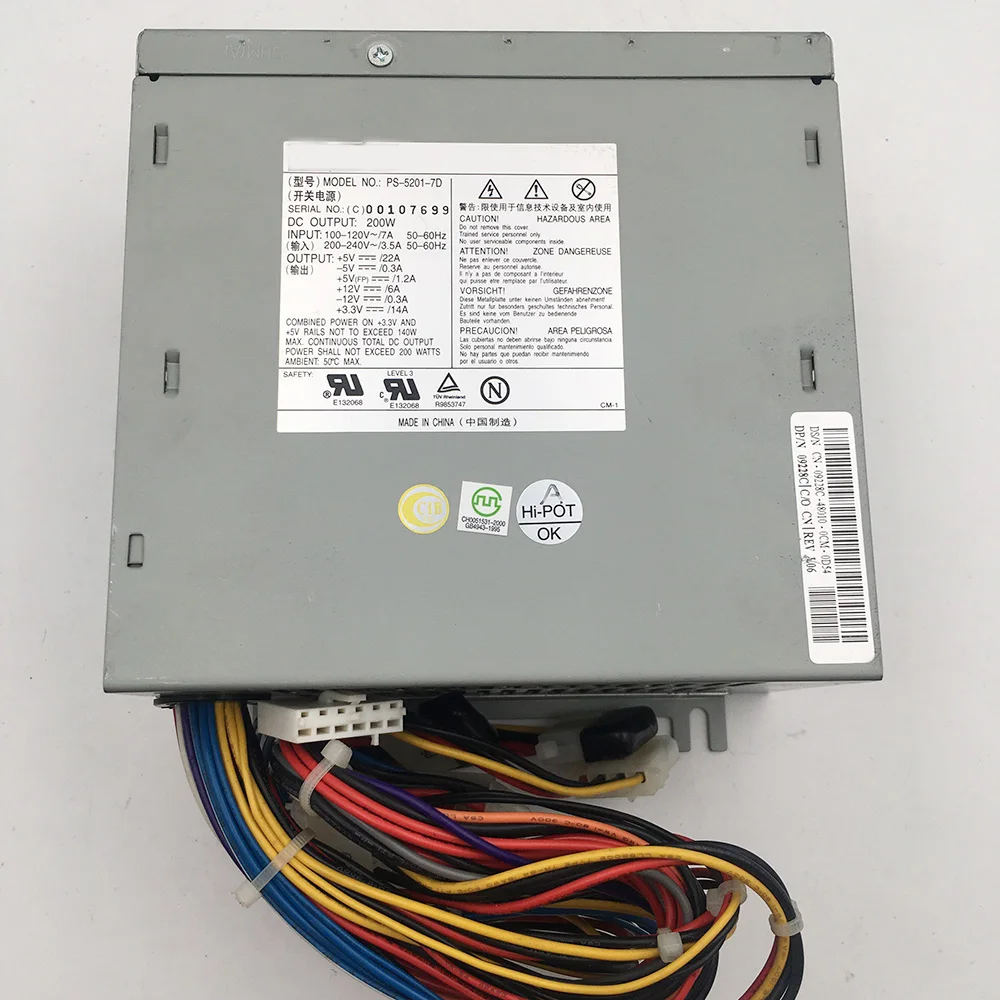 Power Supply For GX100 GX110 GX200 MT PS-5201-7D NPS-200PB-73 200W Perfect Test Before ShipmentHot Sale