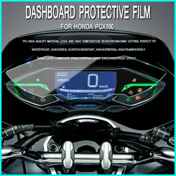 Panel de instrumentos para motocicleta, película de protección contra arañazos para Honda PCX 160 2021