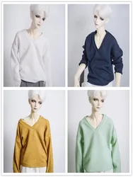 V-neck Sweater T-shirt for BJD 1/6 1/4 1/3 SD17 Uncle Doll Clothes CMB190