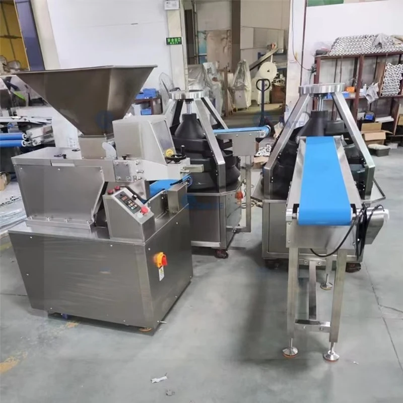 High Stability Automatic Dough Dividing Rounding Line Custom Dough Ball Making Equipment for Bread Bun Mass Production