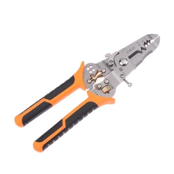 10 In 1 Wire Pliers Multifunctional Electrician Peeling Household Network Cable Wire Stripper Puller Stripper Tools accessories