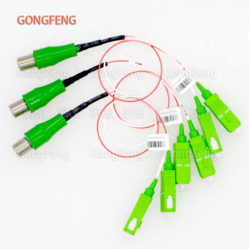 

10pcs NEW Passive Optical Receiver Jumper Type With WDM CATV Photoelectric Conversion Adapter Connector Inch F Head Wholesale