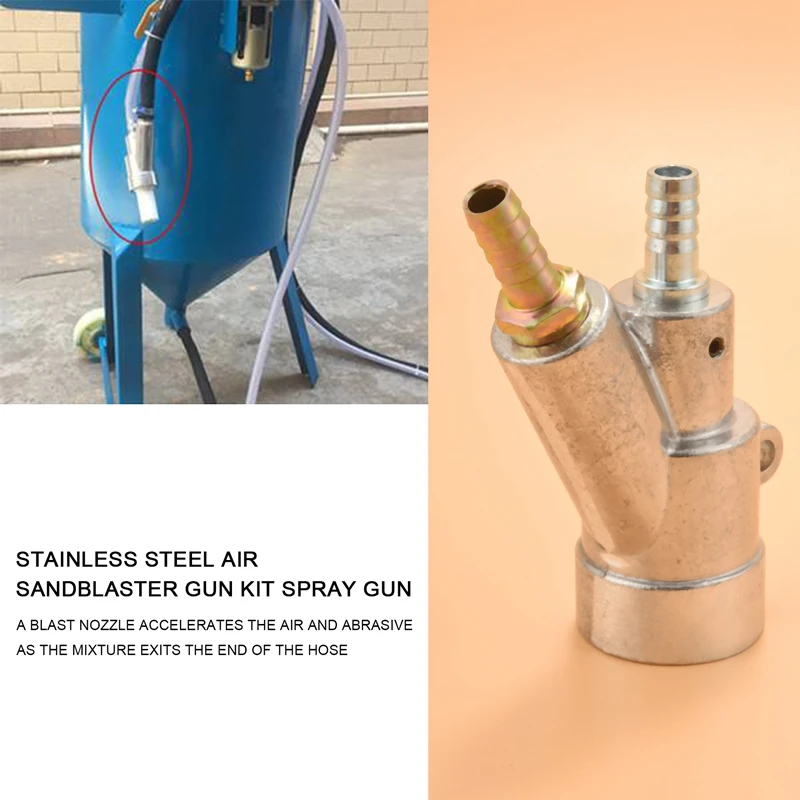 Air Sandblaster Rifle Equipment Boron Carbide Air Blasting Blasting Head For Sandblast Cabinet