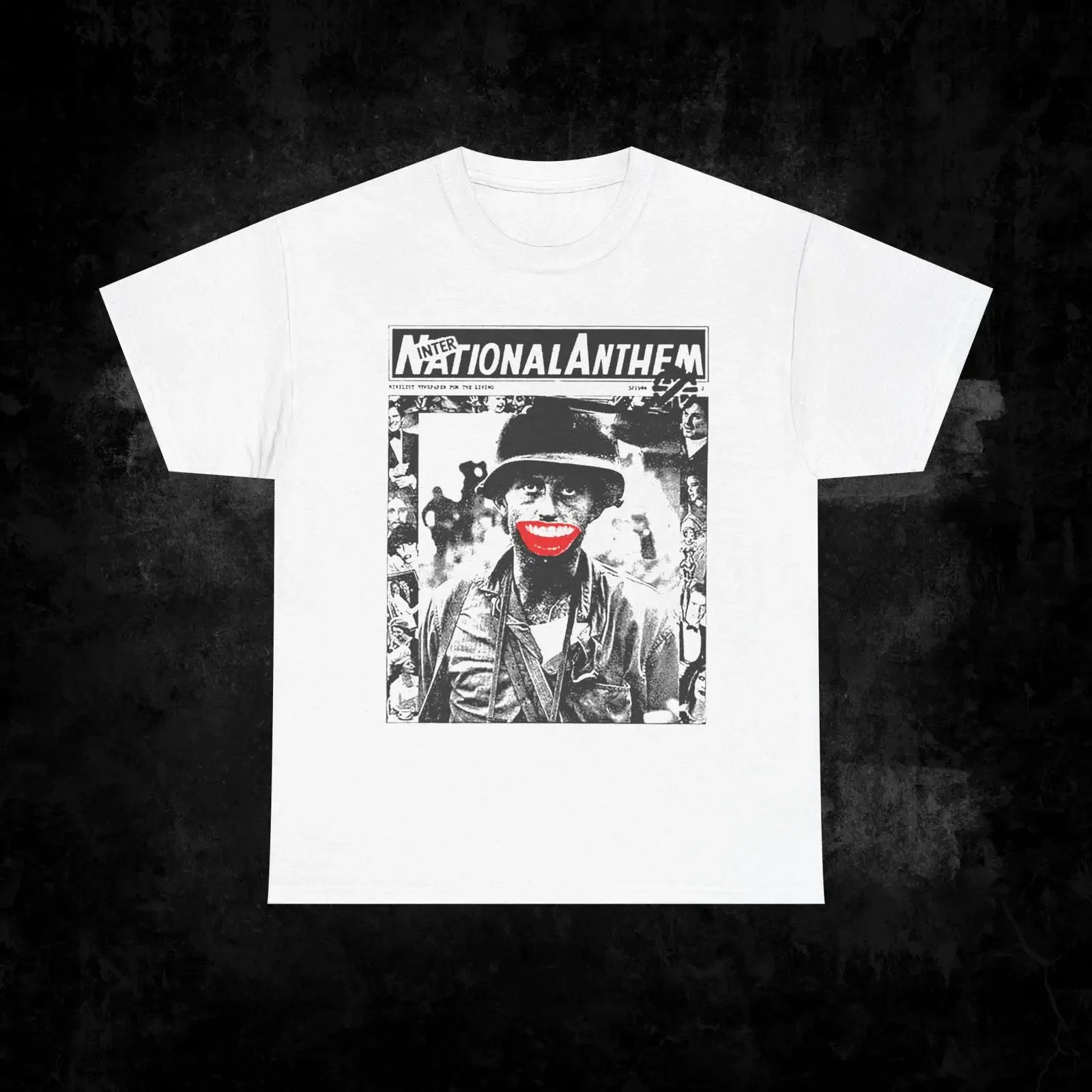 Crass T Shirt national anthem hardcore punk rock 90s bootleg heavy cotton tee vintage Washed Soft Stretched streetwear