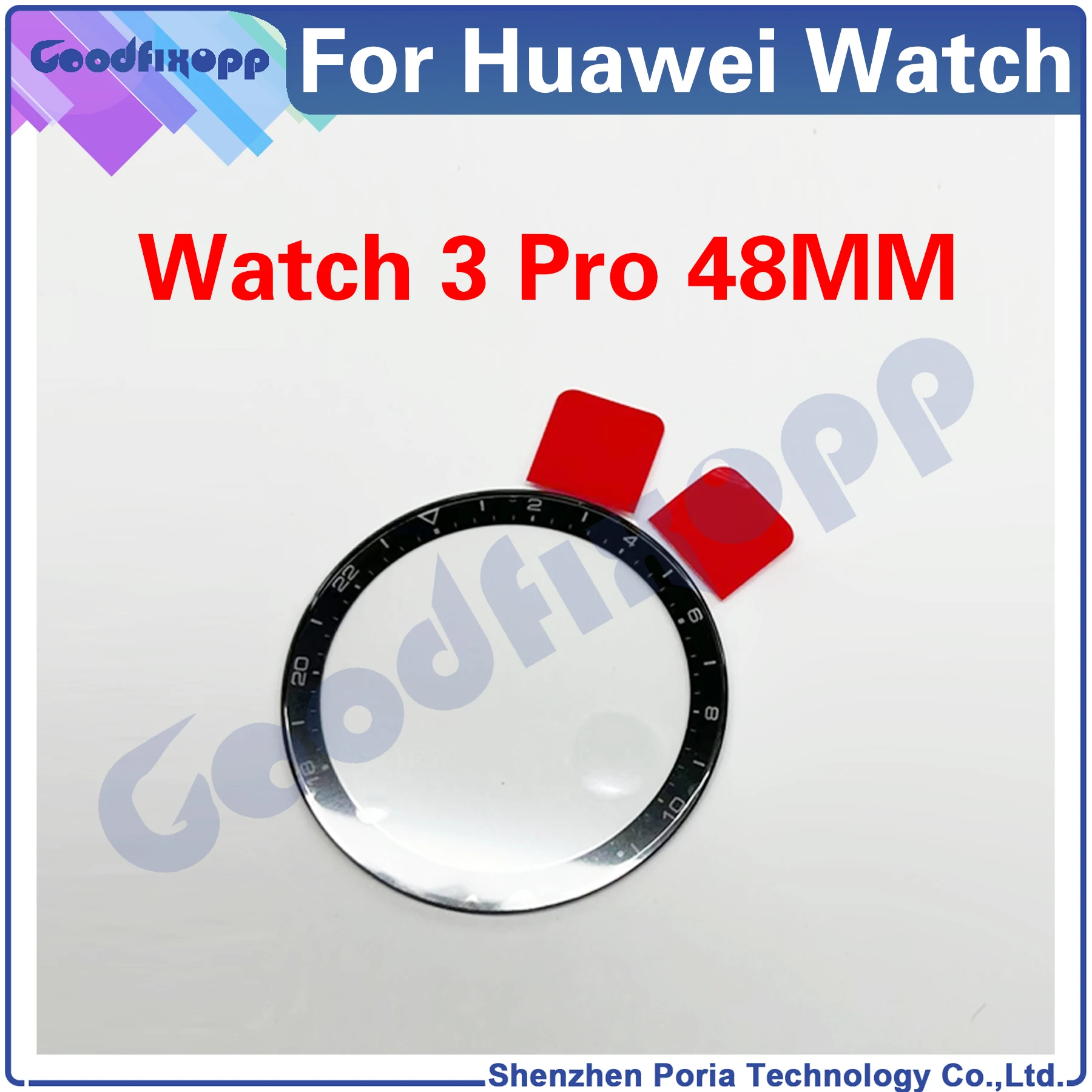 For Huawei Watch 3 Pro 48MM Watch3Pro LCD Display Touch Screen External Glass Lens Replacement