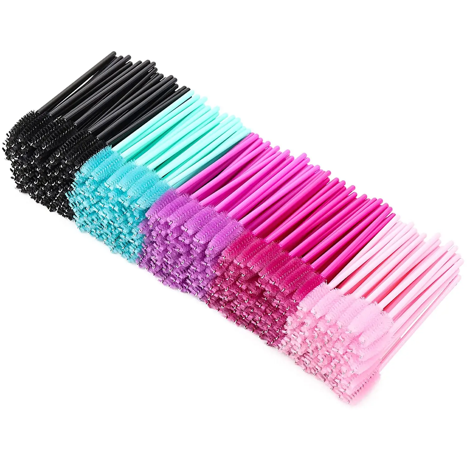 

Disposable Mini Mascara Wands Applicator White Handle Eyelash Brush Set 1000pcs Eye Lashes Extension Tools