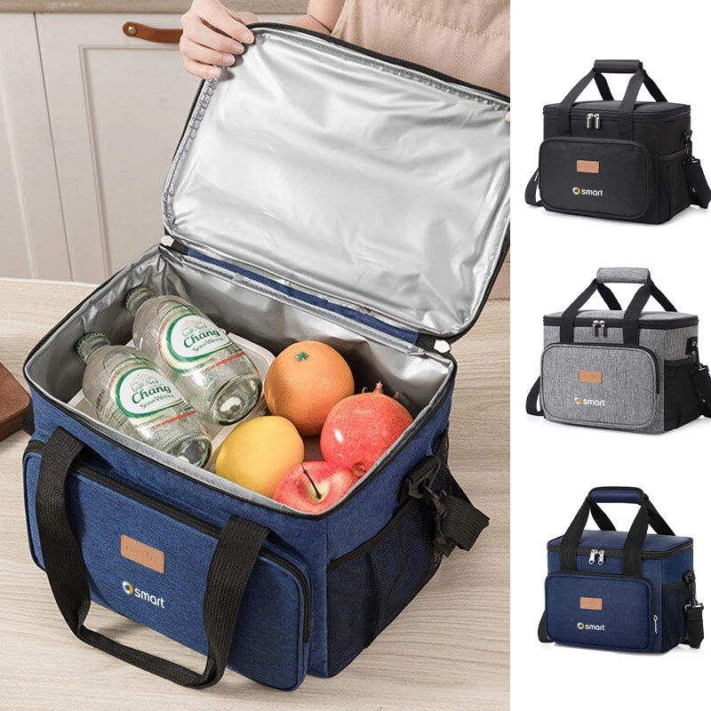 

Insulated Picnic Bag Lunch Box Camping Storage Case For Smart Fortwo 451 450 453 Forfour EQ Cabrio Crossblade ROADSTER Coupe