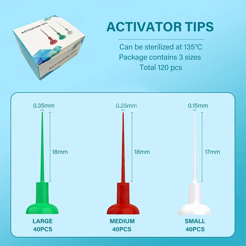 Clínica den tal Herramientas de limpieza Asas activadoras de irrigador oral con base