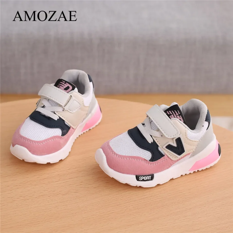 Spring Autumn Kids Shoes Baby Boys Girls Children\'s Casual Sneakers Breathable Soft Anti-Slip Running Sports Shoes Size 21-30