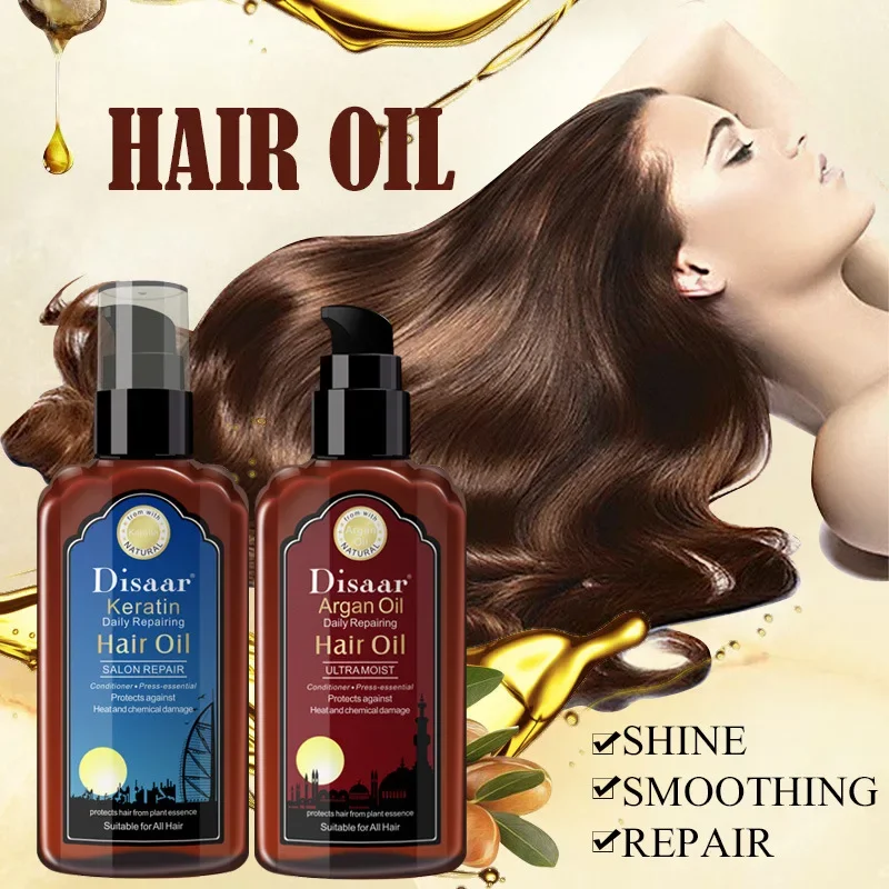 

Natural Organic 120ml Argan Oil Hair Care Scalp Essential Oil for Repairing Dry Damage Hair Treatment Hair Mask