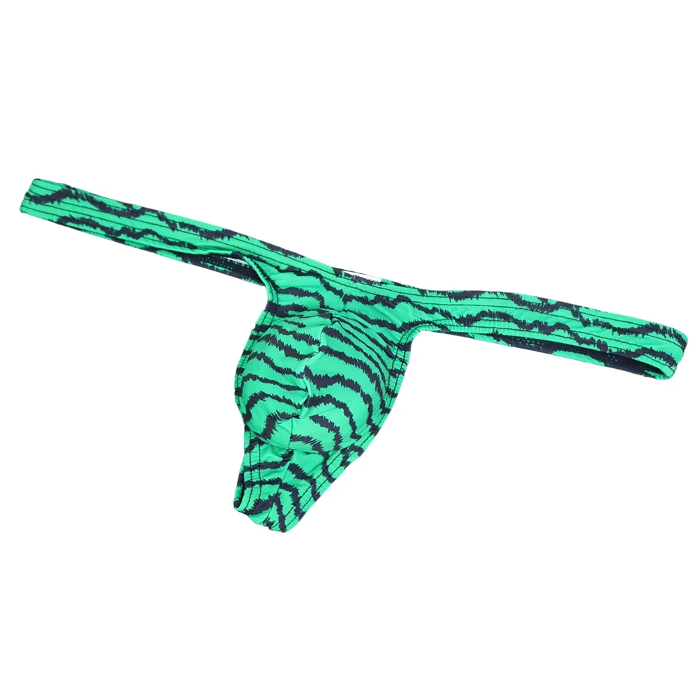 

Men For Zebra Stripe Low Rise Thong Men's Lingerie Underwear Femboy Bulge Pouch Lingerie Elastic Briefs Exotic G-string Calcinha