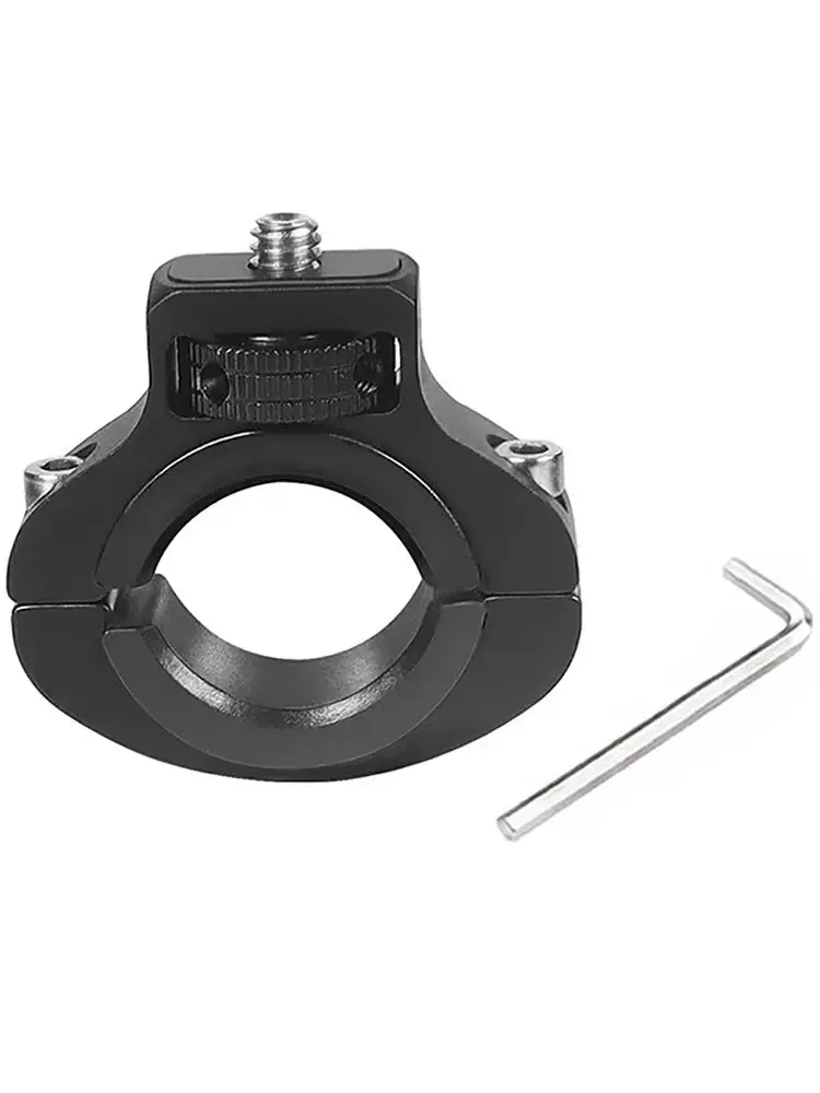 AliExpress SZKOSTON Aluminum Alloy Mount 1/4'' Screw Bicycle Bike Handlebar Clip Holder Clamp for Gopro13 12 for Insta360 X5 DJI Camera Accessories