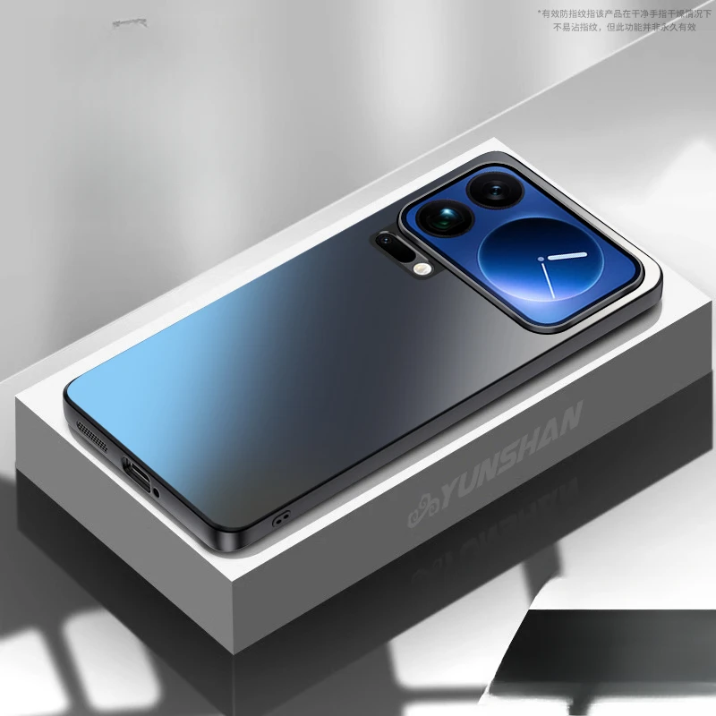 New metal lens full-cover anti-drop matte phone case for Xiaomi17proPremium Business Protective Case