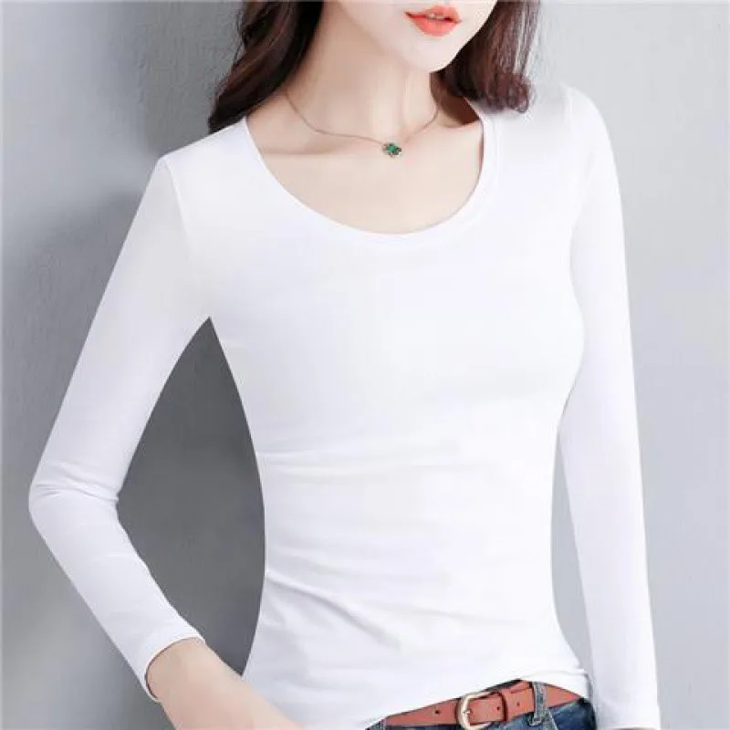 MRMT 2024 Brand New Women's T-shirt Long Sleeve Women T shirt Woman T-shirts For Female Slim Bottoming Tshirt Tops Tees