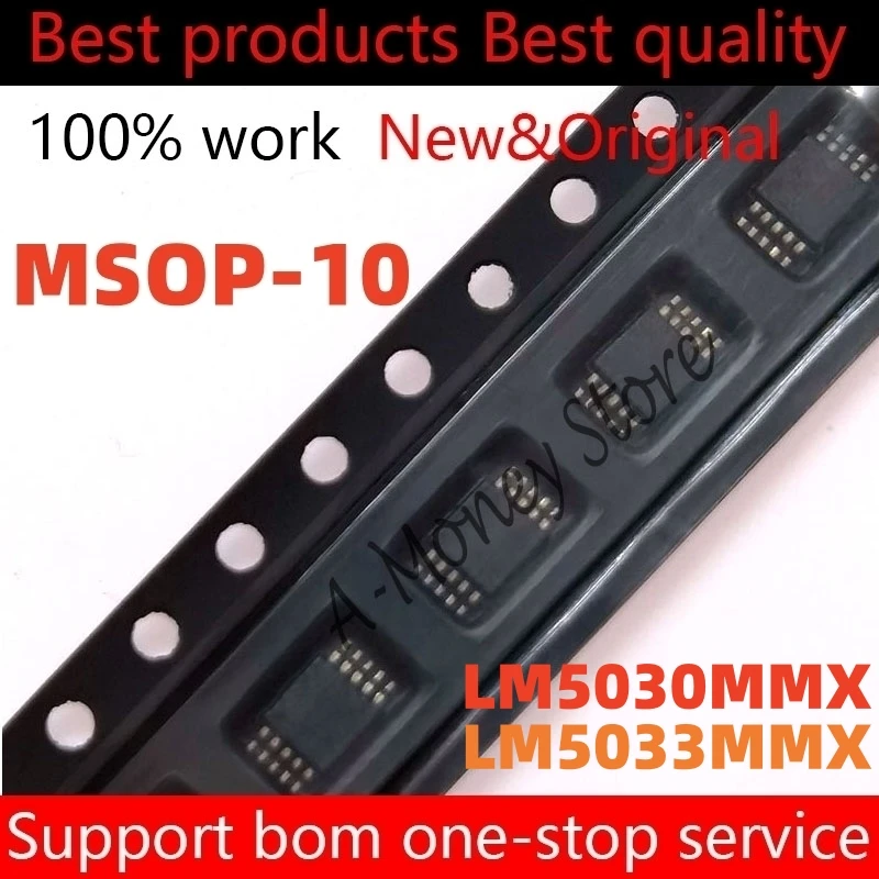 

(5pcs)LM5030MM LM5030MMX LM5030 S73B LM5033MMX LM5033MM LM5033 SCVB MSOP-10