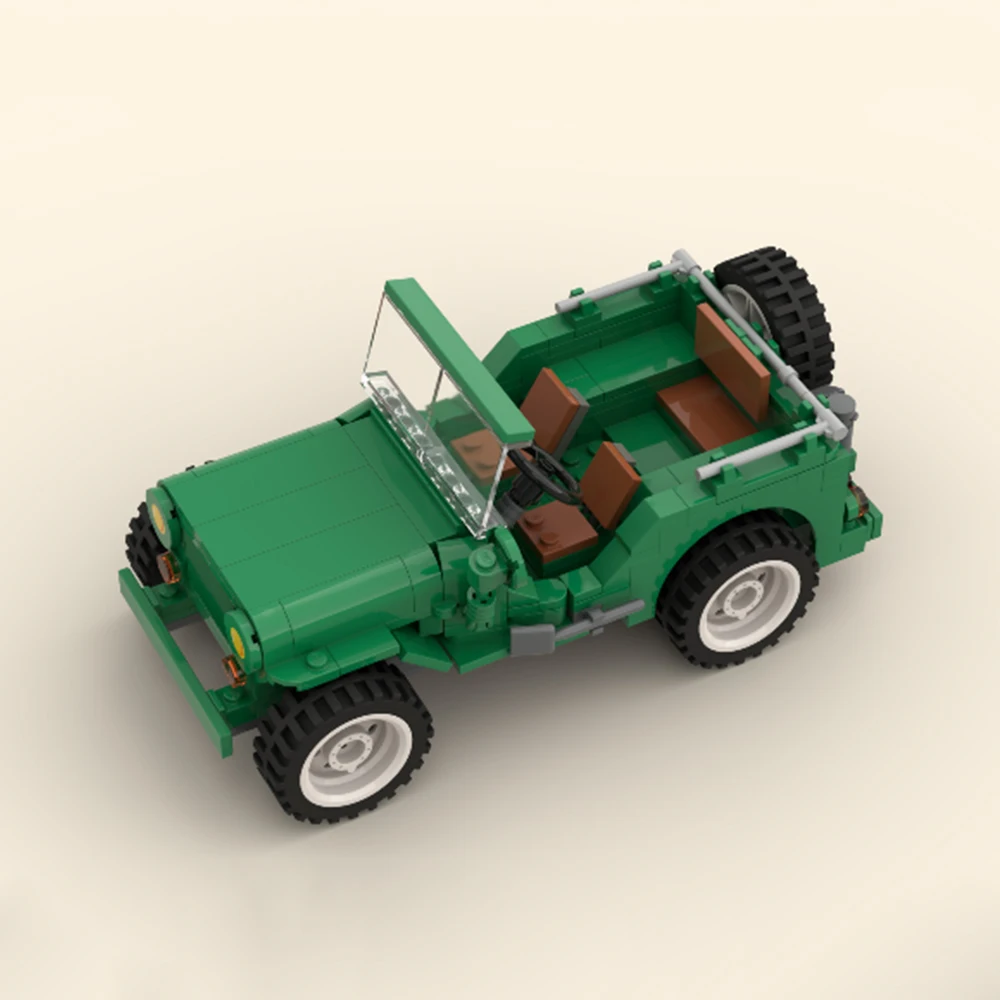 MOC Speed Champion importer décennie ks for Children, Military Vehicle, Jeep City Car Model, Sports Car Technology, DIY Toy Gift, 265PCs