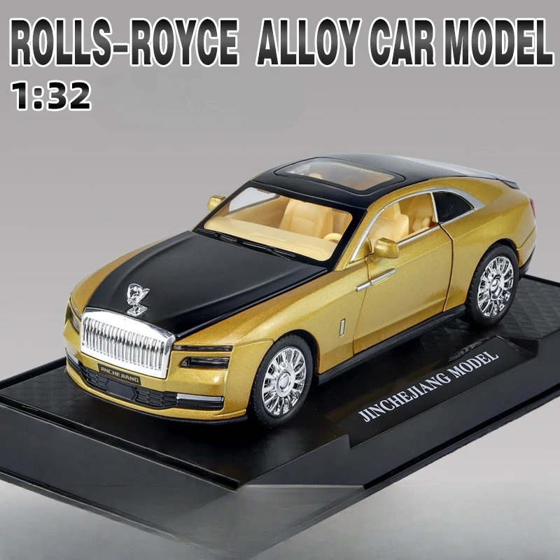 1:32 Rolls-Royce SPECTRE alloy model car toy simulation metal die-casting sound lighting toy car children\'s gift collection