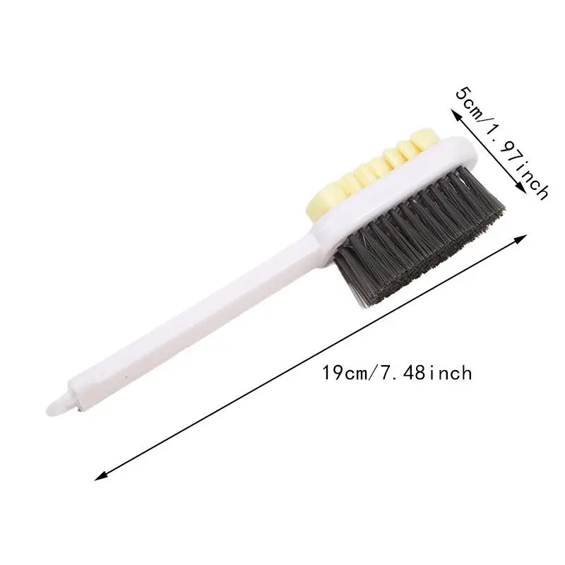 Double-sided Shoe Brush Enduring Plastic Shoe Washing Brush Suede Shoe Cleaning Brush Household Cleaning Tools Accessories image 6