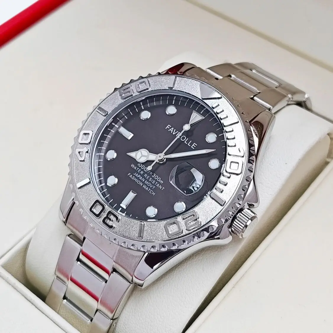 

High-End Luxury Men's Business Series Watch, Luxurious Men's Watch, Stylish, Simple, Versatile, Unique, Social, for Young Men, Male Students, European and American Style, Men's Business Fashion Round Dial Quartz Watch, Waterproof, Luminous, Calendar Desig